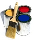 Painting Company Bush and Can Logo