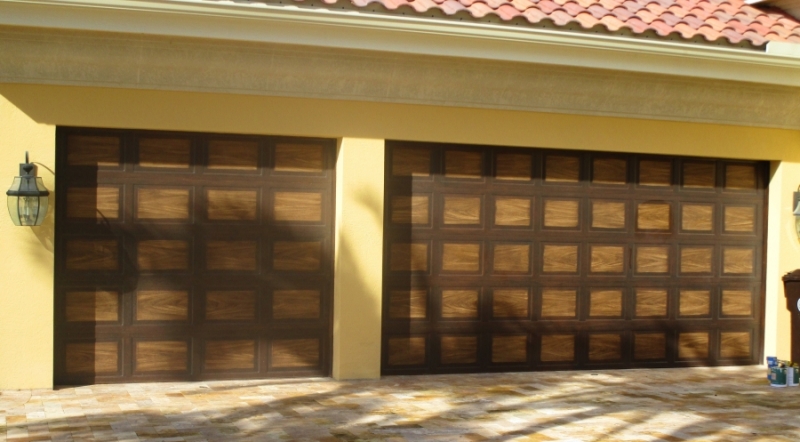 Faux Wood Grain - Ibis Garage Doors