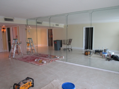 Mirror Wall Before